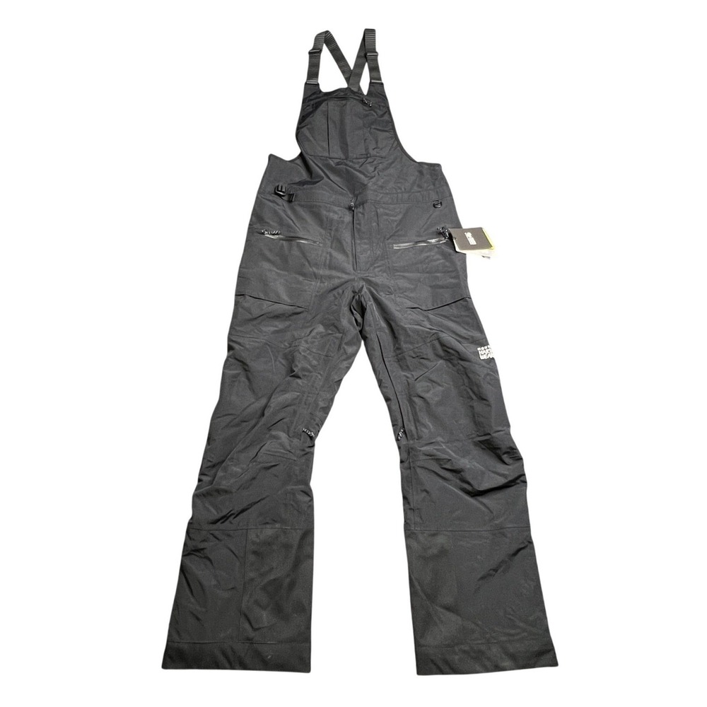 Mountain Hardwear First Tracks Bib Men's M Black Ski Snowboard Pants OM0646-010